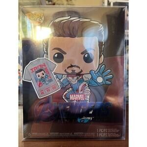 Funko POP! & Tees: Marvel - Iron Man [Quantum Realm Suit] (GiTD)(Target)